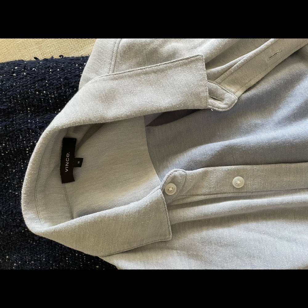 Vince light blue button down